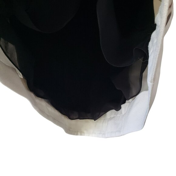 Giambattista Valli White Leopard Print Mini Sleeveless Sheath Dress Y2K Work - Picture 10 of 16